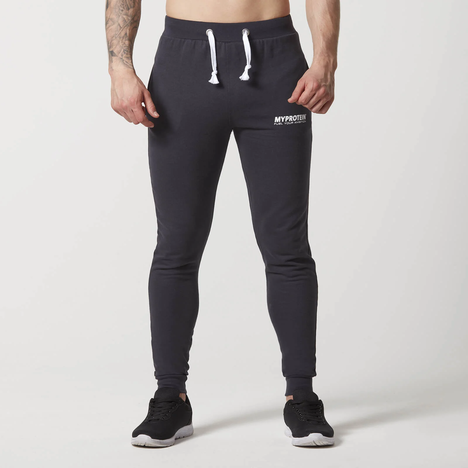 Slim-Fit Sweatpants - S - Gun-Metal Grey Image 1
