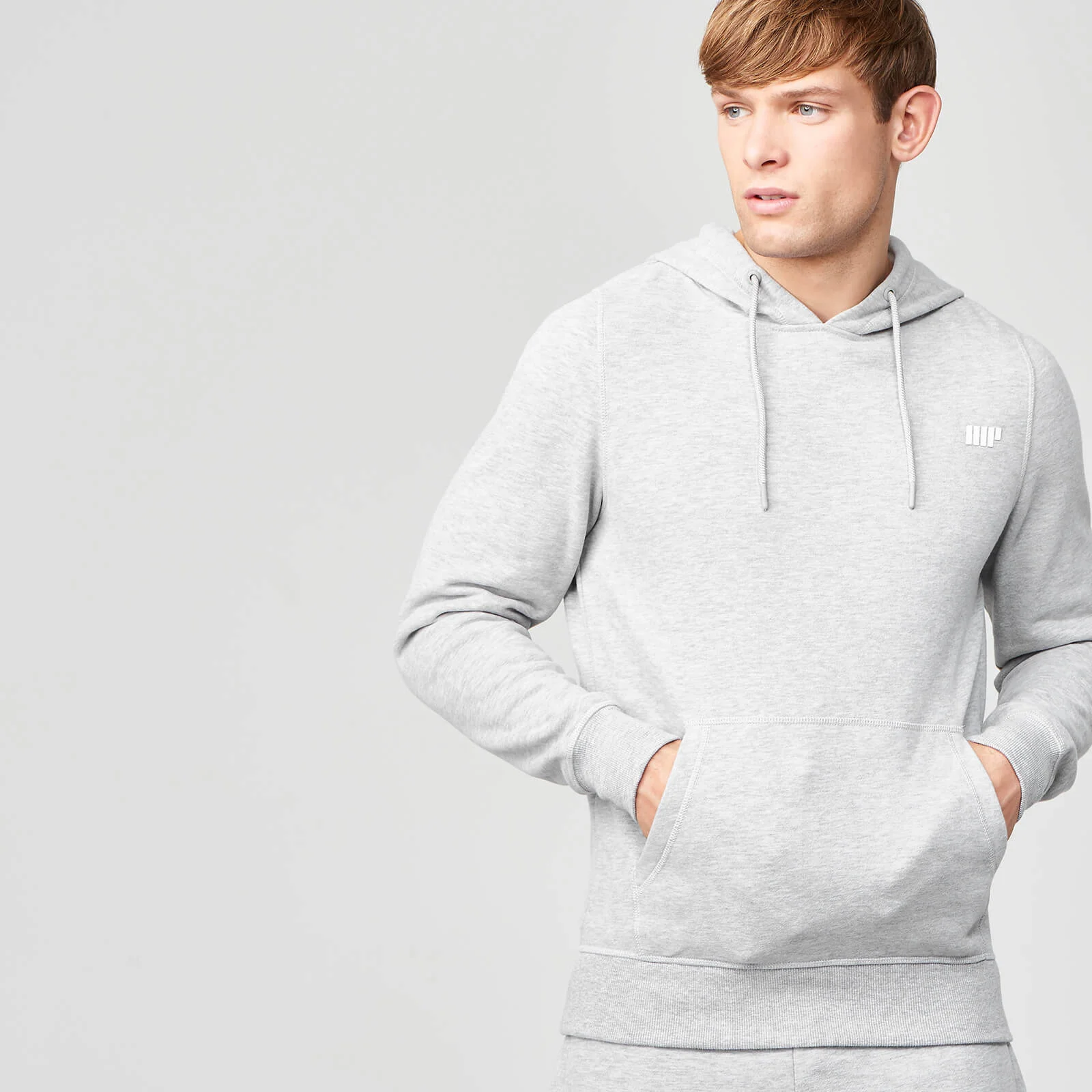 MP Men's Tru-Fit Pullover Hoodie - Grey - S Image 1