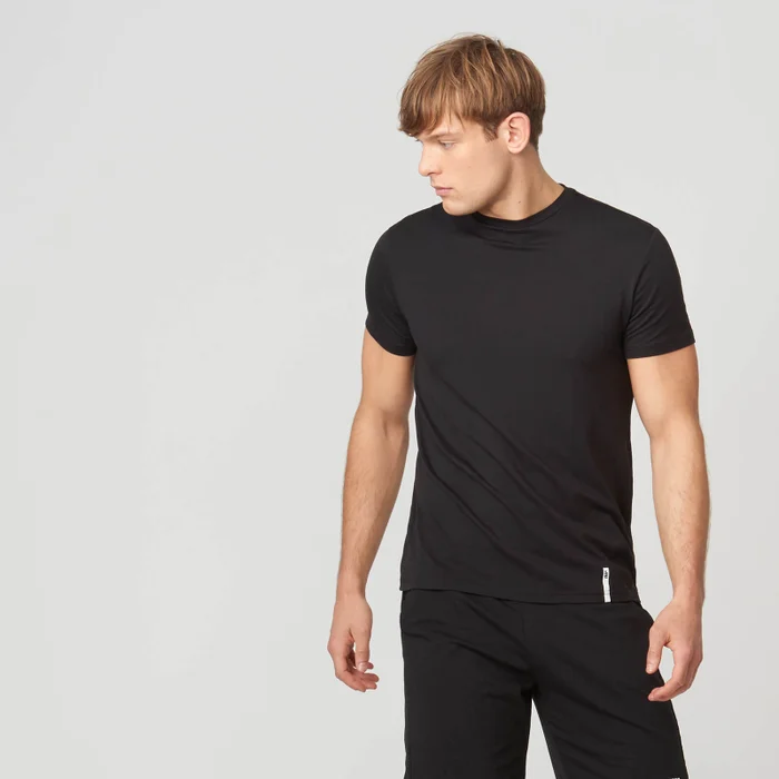 Luxe Classic Crew - Black