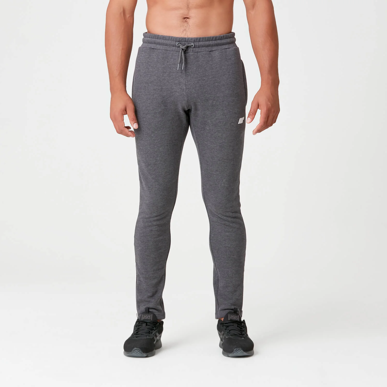 MP Men's Tru-Fit Slim Fit Joggers - Charcoal Marl - XS Image 1