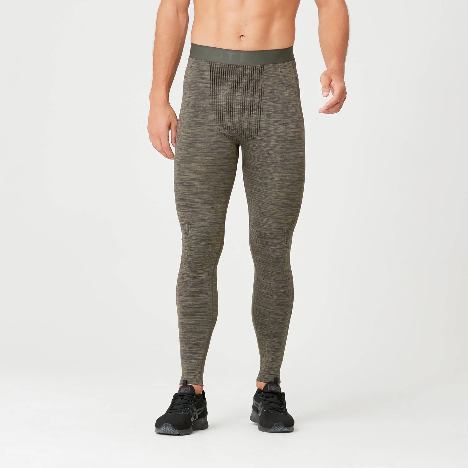 MP Men's Seamless Tights - Light Olive - XS Image 1