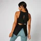 Bliss Burnout Vest - Black