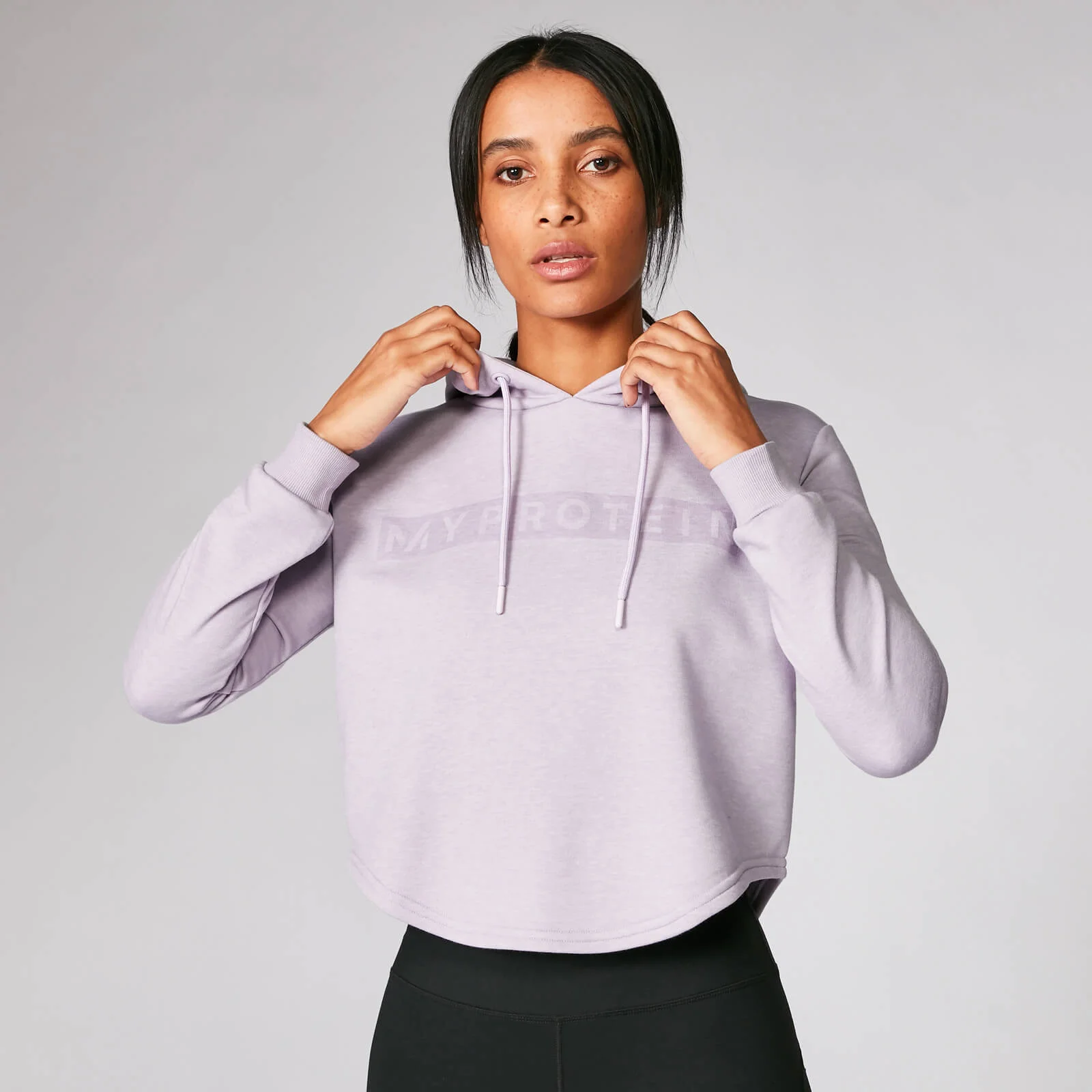 The Original Cropped Hoodie - Soft Purple - XS Image 1