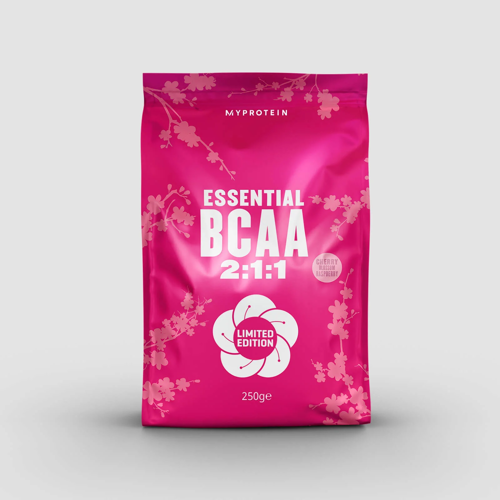 Essential BCAA 2:1:1 - Cherry Blossom and Raspberry - 250g - Cherry Blossom and Raspberry Image 1