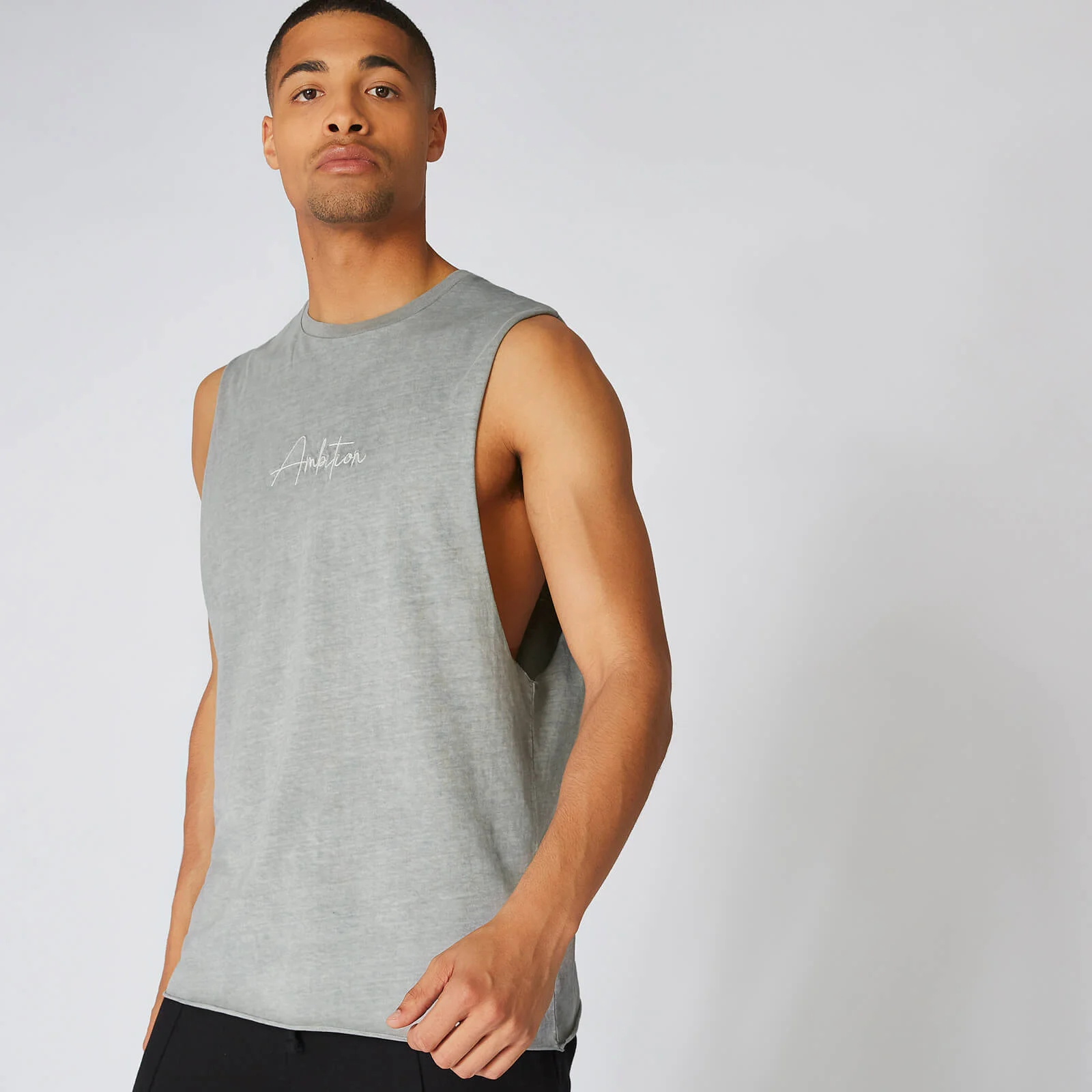 Neon Signature Oversized Tank - Grey - XS Image 1