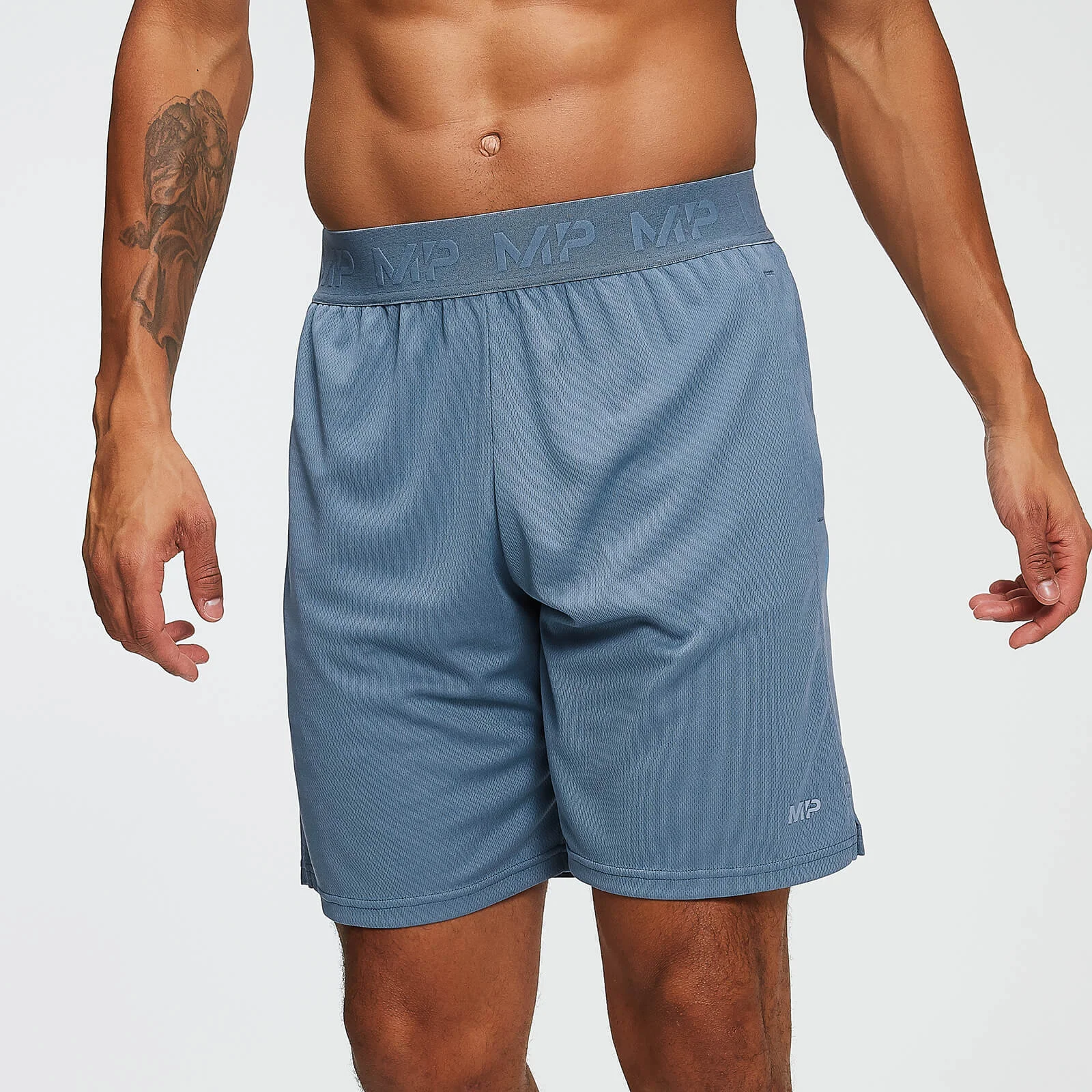 MP Men's Essentials Training Shorts - Washed Blue - XS Image 1