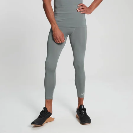 MP Men's Training 3/4 Baselayer Leggings - Storm