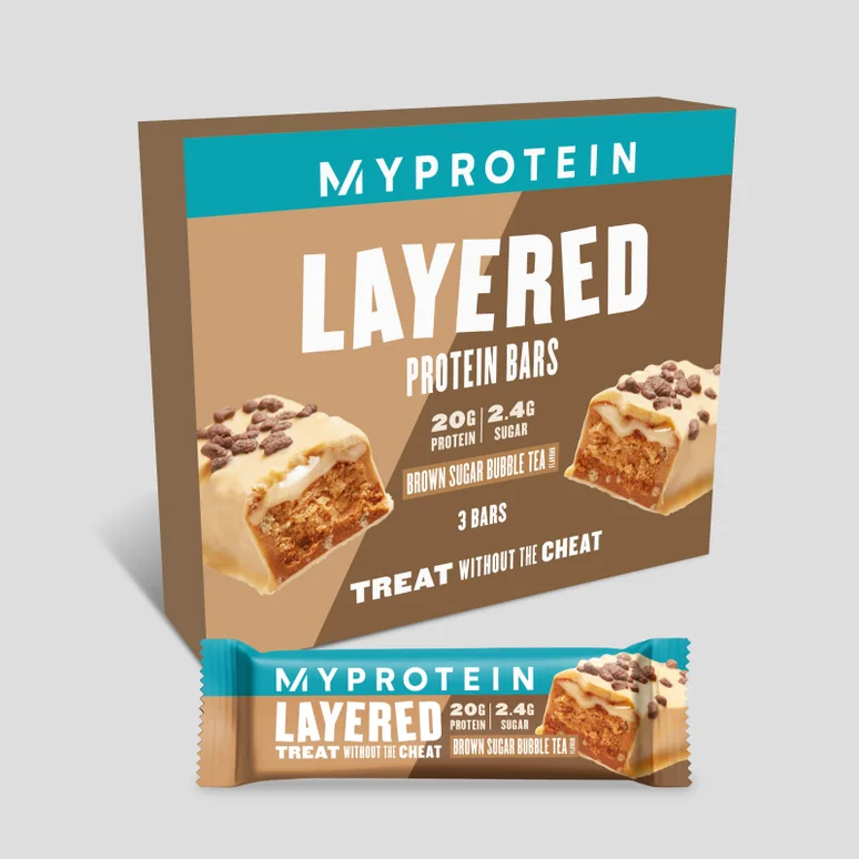 Myprotein APAC Brown Sugar Layered Bar - 3 x 60g - Brown Sugar