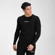 MP Men's Contrast Graphic Long Sleeve Top - Black