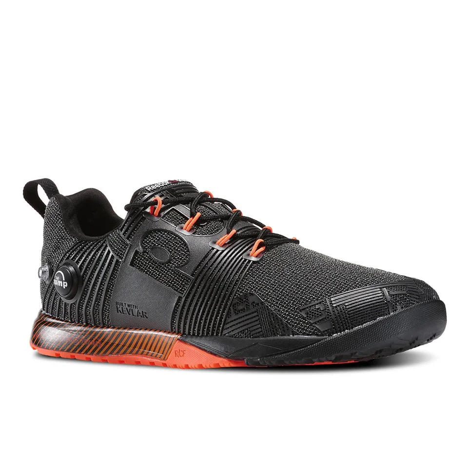 Reebok CrossFit Nano Pump Fusion Trainers - Black/Orange Image 1