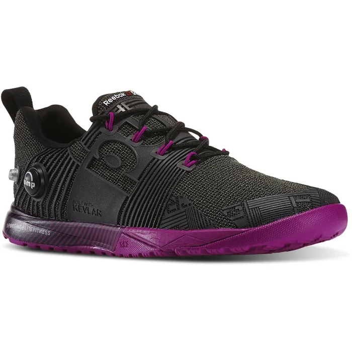 Reebok Women's CrossFit Nano Pump Fusion Trainers - Black/Purple