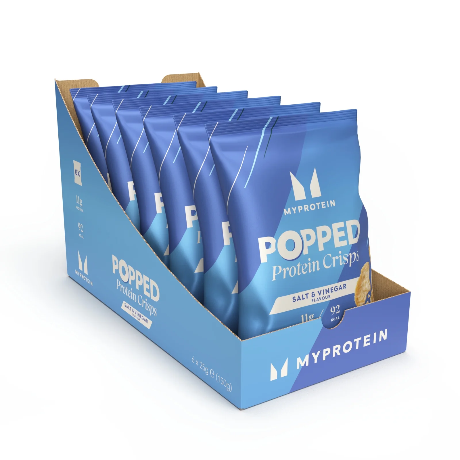 Popped Protein Crisps - Salt & Vinegar Image 1