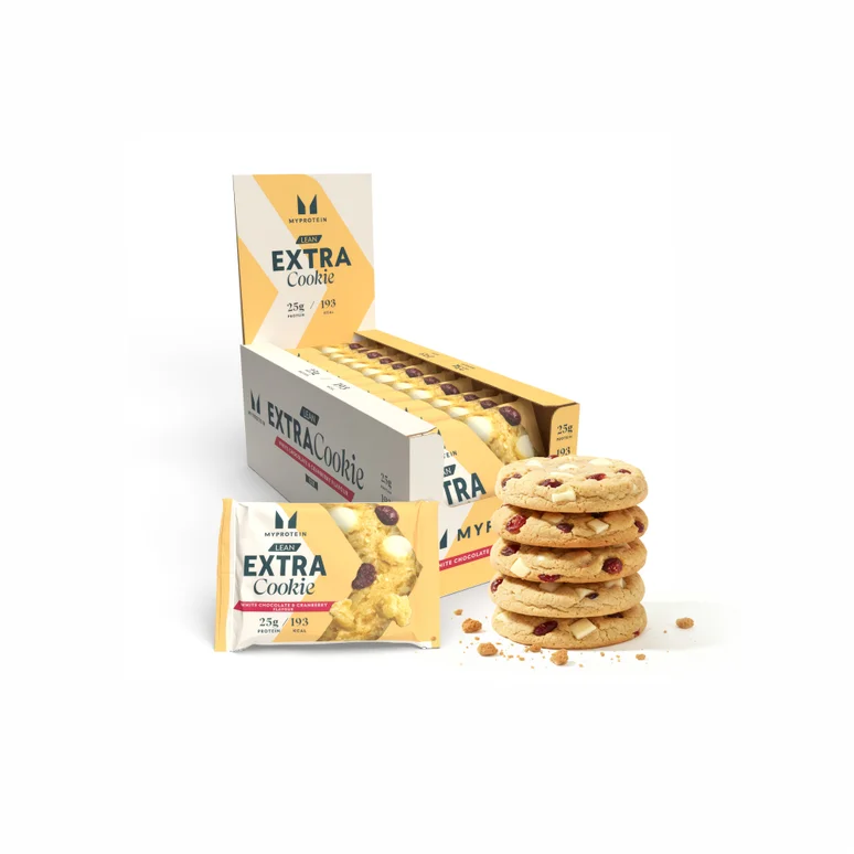 Performance Cookie - 12 x 50g - White Chocolate & Cranberry (Lean)