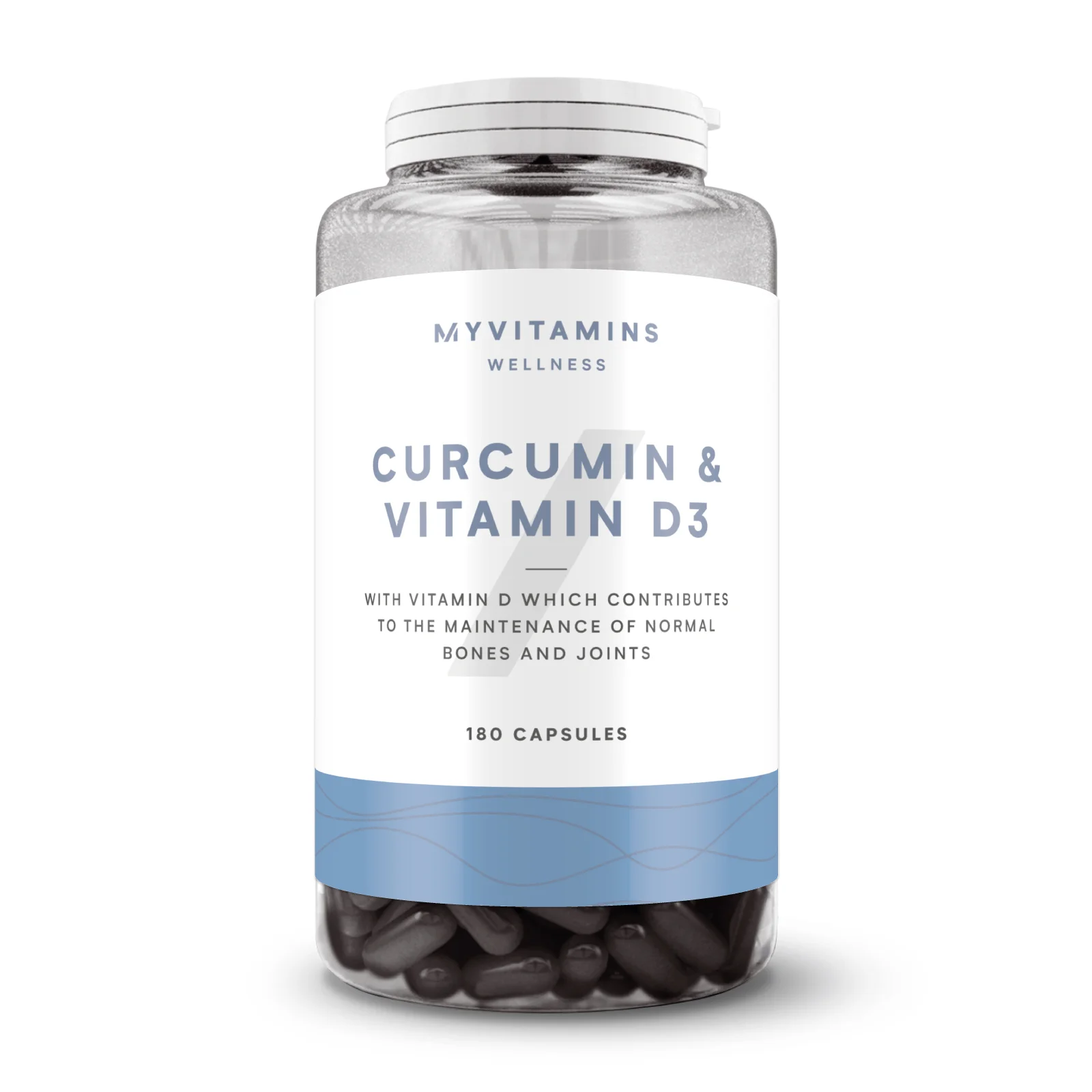 Curcumin & Vitamin D3 Capsules - 60Capsules Image 1