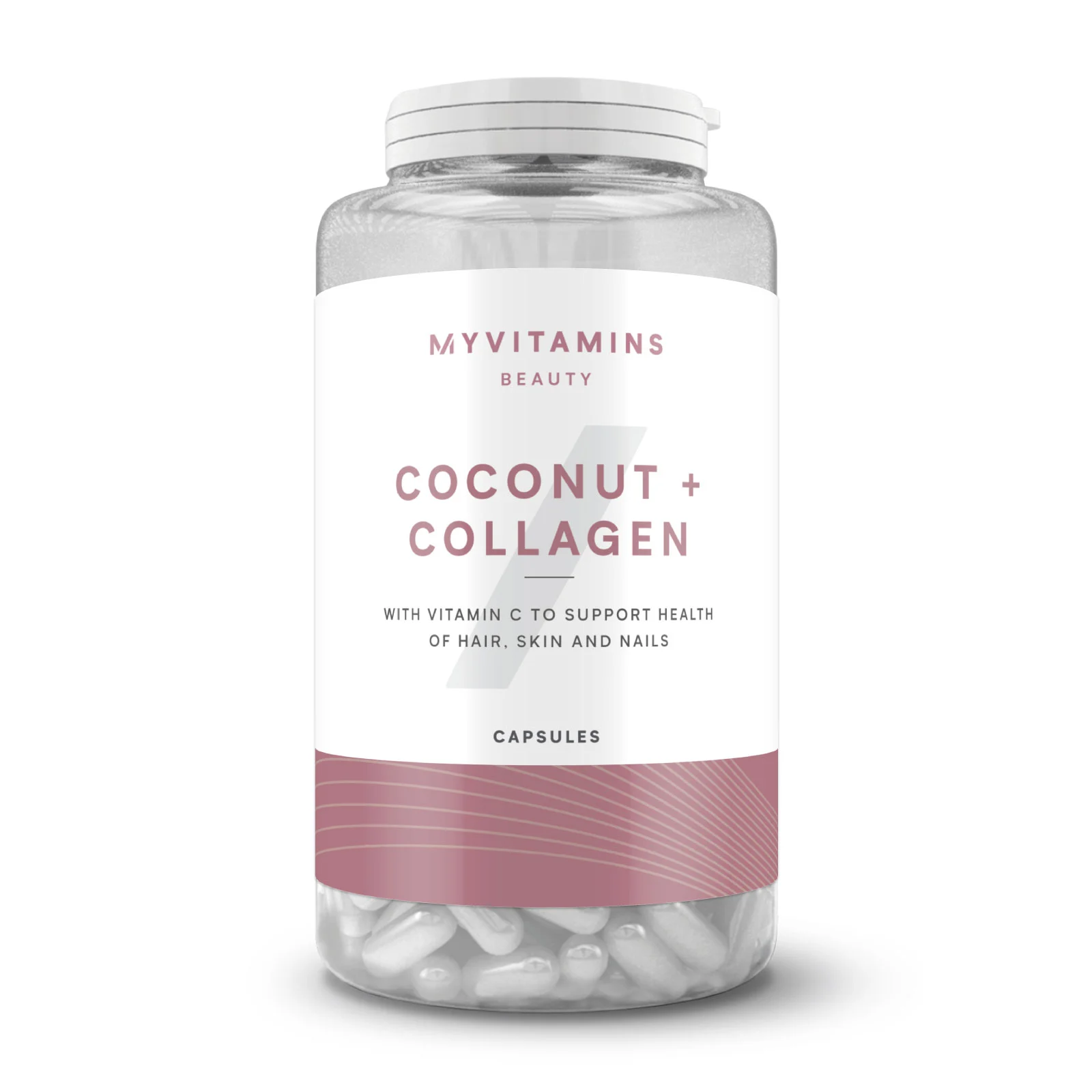 Coconut & Collagen Capsules - 60 CAPSULES - 30servings Image 1