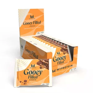 Vegan Gooey Filled Protein Cookie - Flavour Chocolate and Salted Caramel