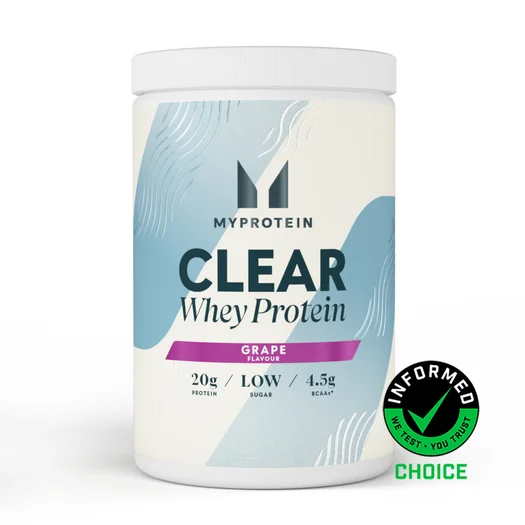 Clear Whey Protein Powder - 500g - 20servings - Grape