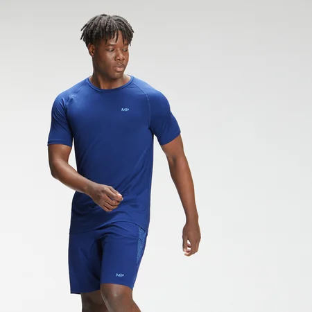 MP Men's Tempo Graphic Short Sleeve T-Shirt - Intense Blue