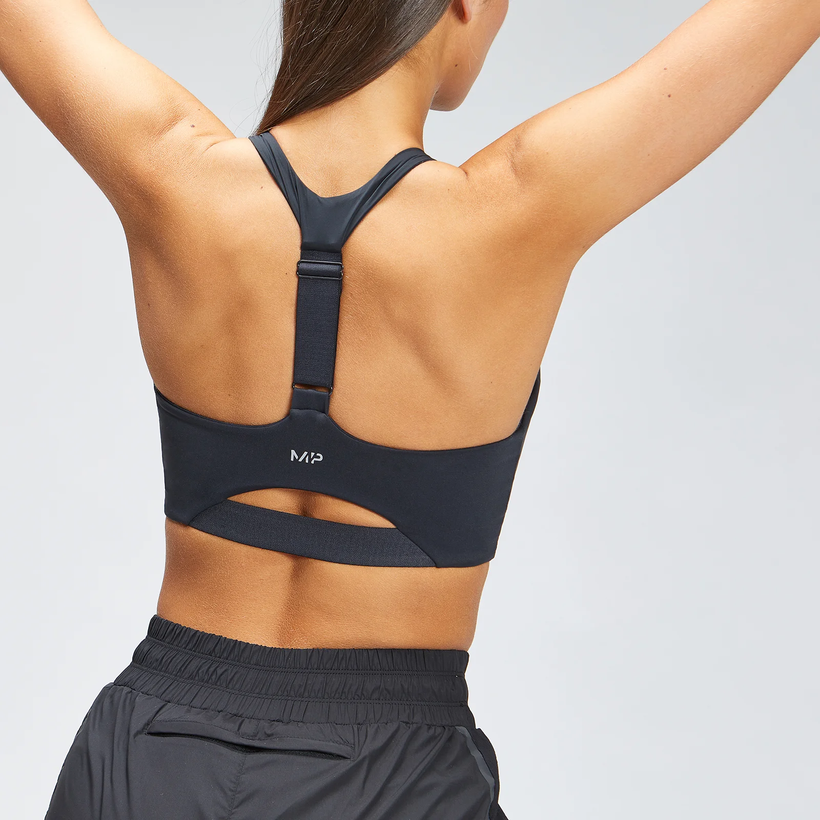 MP Women's Velocity Reflective Sports Bra - Black - XXS Image 1