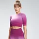 MP Women's Velocity Seamless Crop Top - Deep Pink