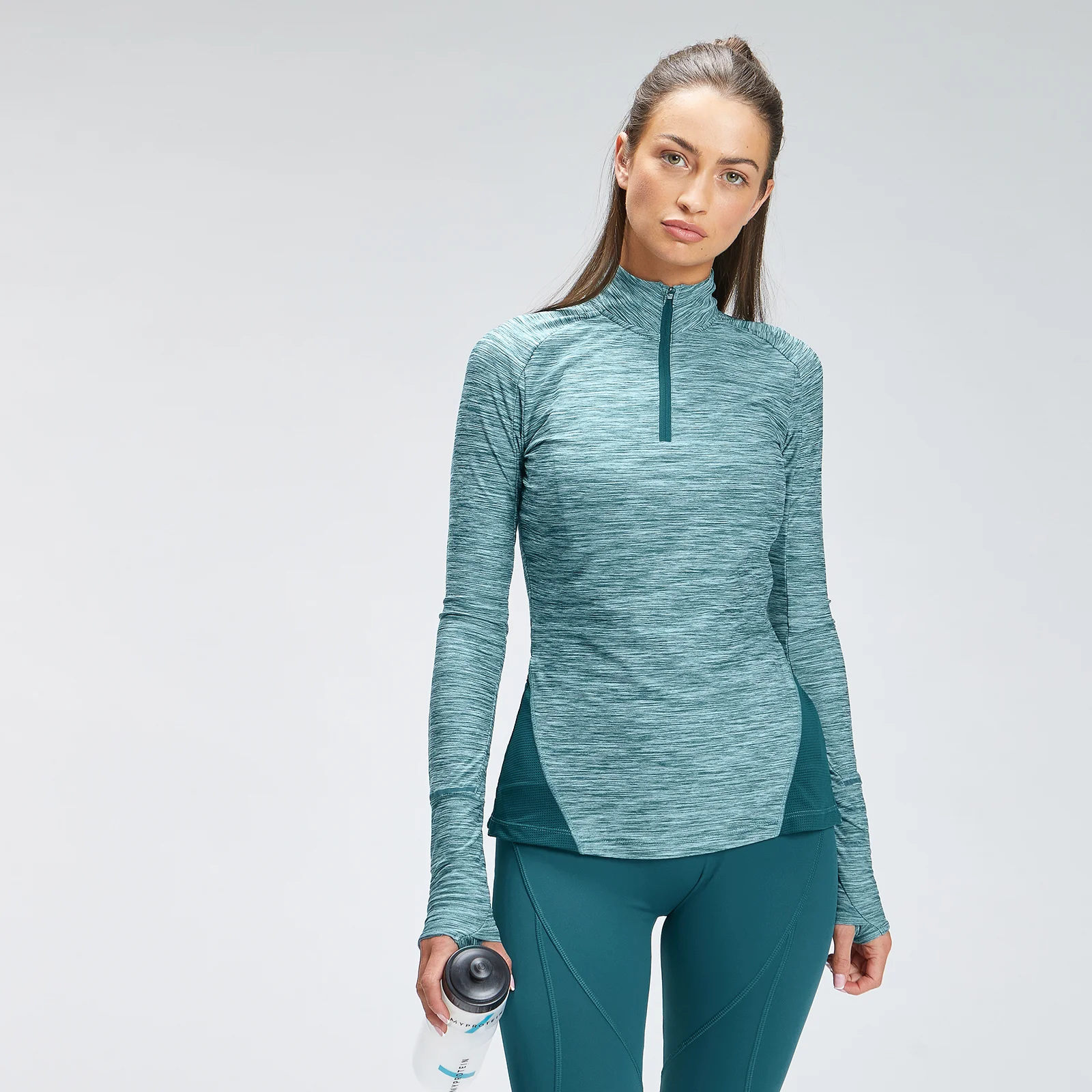 MP Women's Velocity 1/4 Zip - Deep Teal - XS Image 1