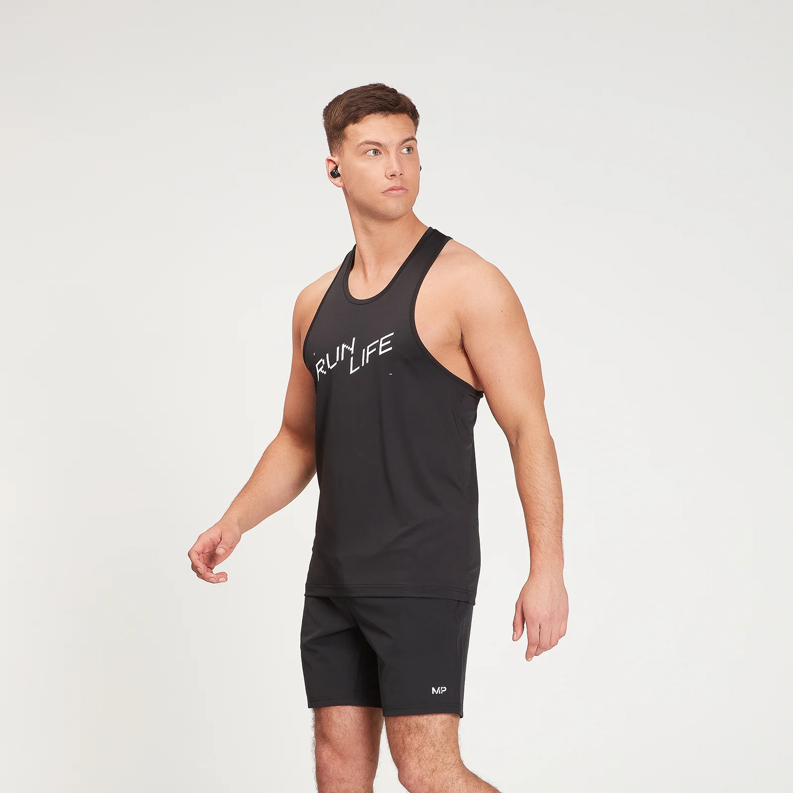 MP Men's Graphic Running Tank Top - Black - XXS Image 1