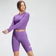 MP Women's Training Long Sleeve Crop Top - Deep Lilac