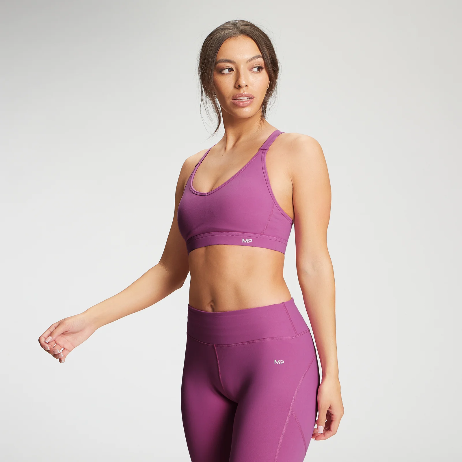 MP Women's Power Mesh Sports Bra - Orchid - XXS Image 1