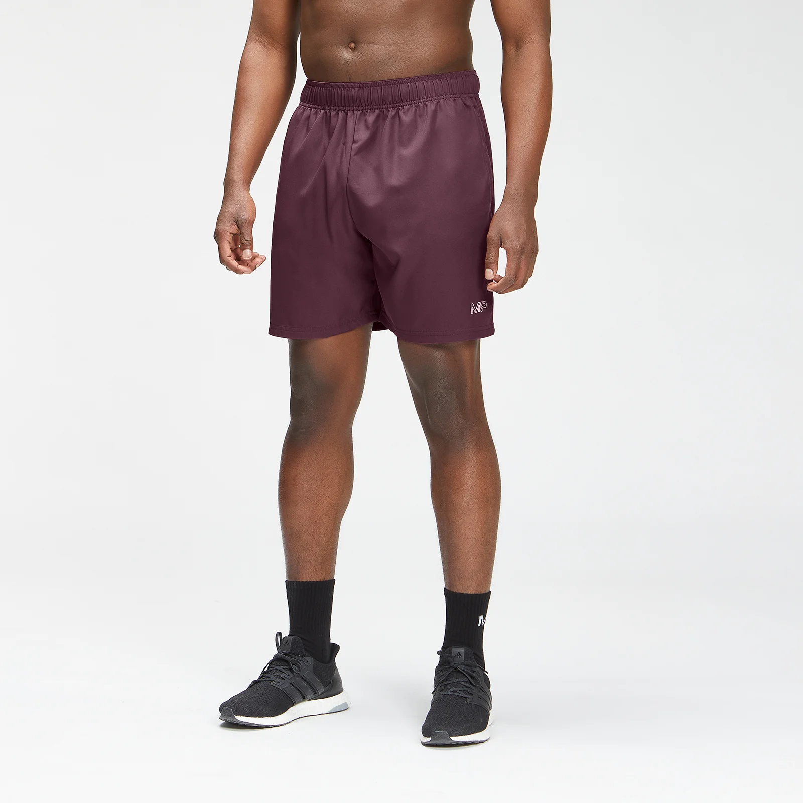 MP Men's Repeat Mark Graphic Training Shorts | Port | MP - XXS Image 1