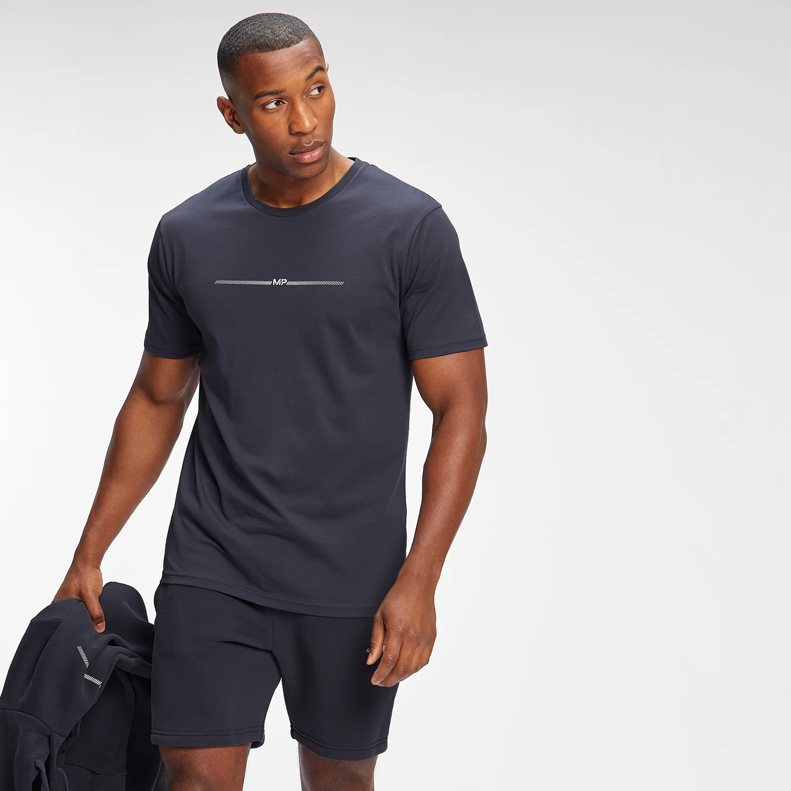 MP Men's Mini Mark Graphic Short Sleeve T-Shirt - Graphite - XS Image 1