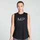 MP Women's Gradient Line Graphic Drop Armhole Vest - Black