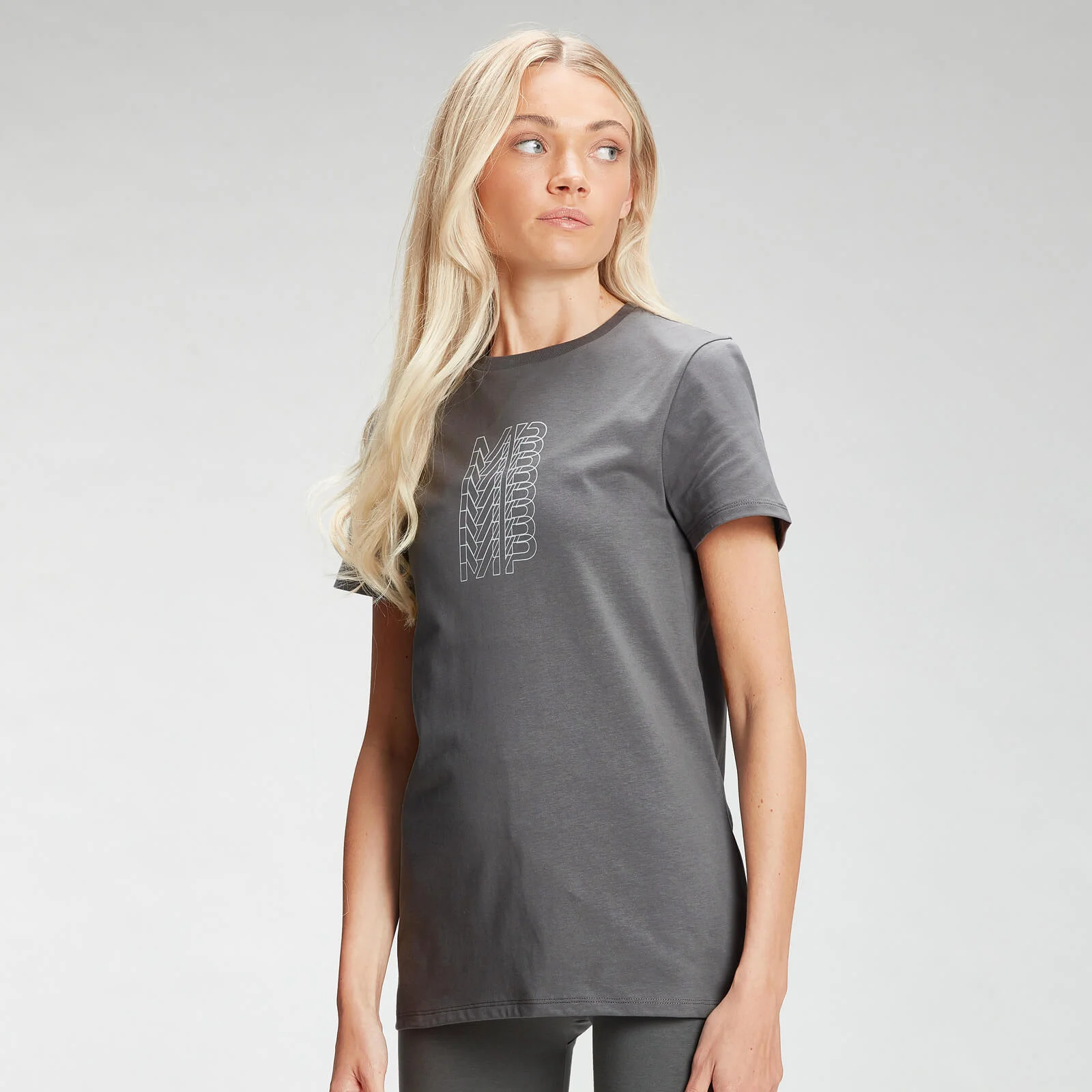 MP Women's Repeat MP T-Shirt - Carbon - XS Image 1