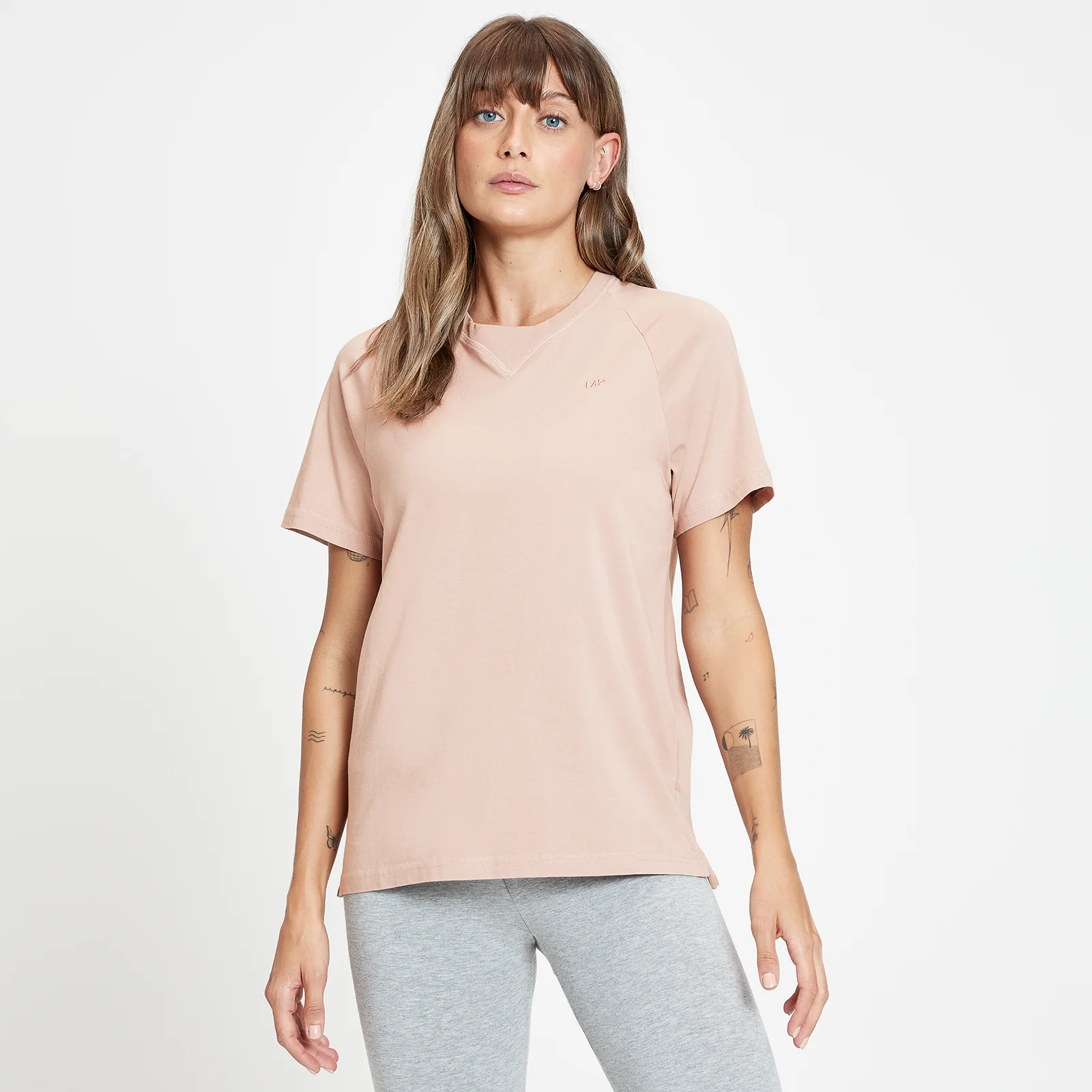 MP Women's Rest Day Longline T-Shirt - Fawn - XXS Image 1