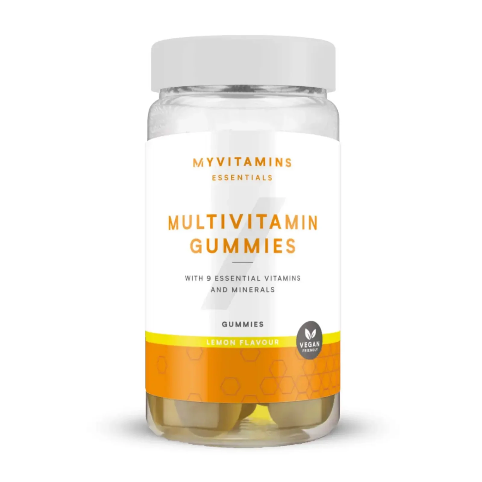 Vegan Multivitamin Gummies for Adults - 60gummies - Lemon Image 1