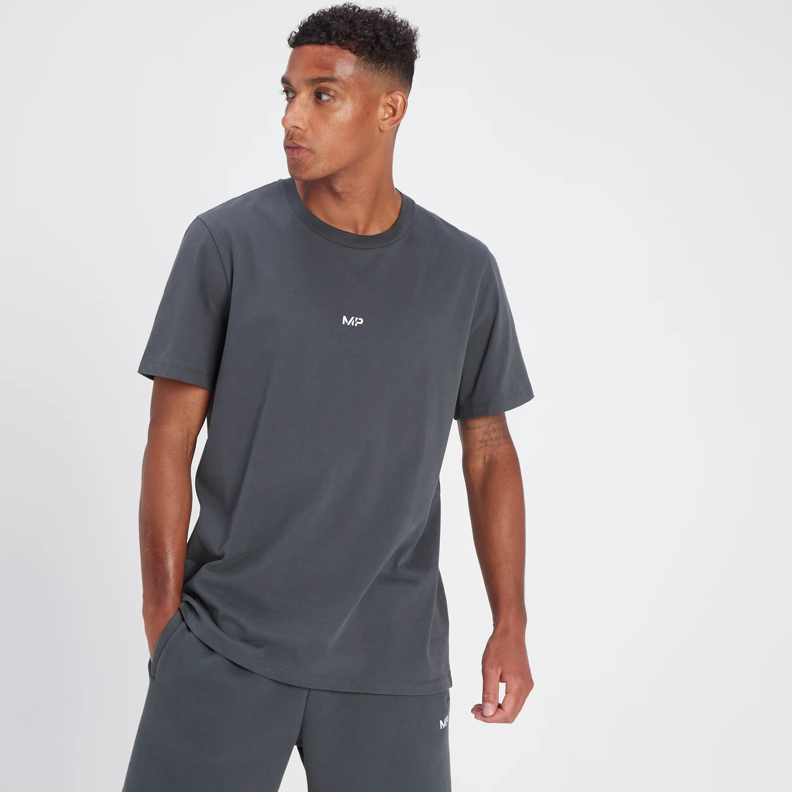MP Men's Crayola Rest Day Short Sleeve T-Shirt - Outer Space Grey - XXS Image 1