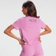 MP Women's Retro Move Short Sleeve Crop Top - Pink