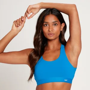 MP Women's Power Cross Back Sports Bra - True Blue - Size S