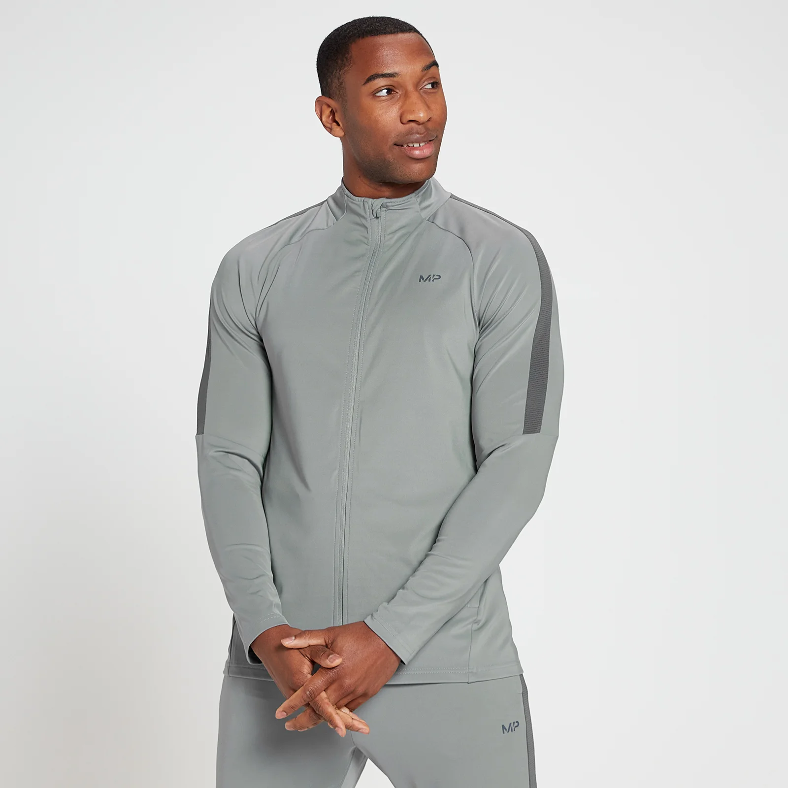 MP Men's Tempo Track Top - Storm - XXS Image 1