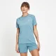MP Women's Run Life Training T-Shirt - Stone Blue/ White