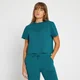MP Women's Repeat MP Crop T-Shirt - Deep Lake