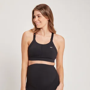 MP Women's Maternity/ Nursing Sports Bra - Black - Size XXS