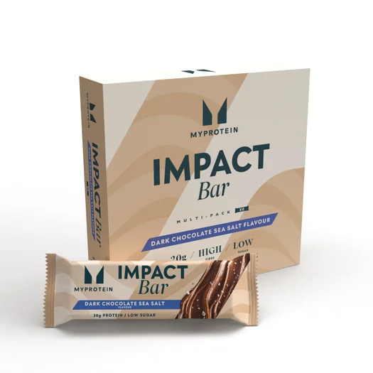 Impact Protein Bar - 6 x 64g - Dark Chocolate Sea Salt