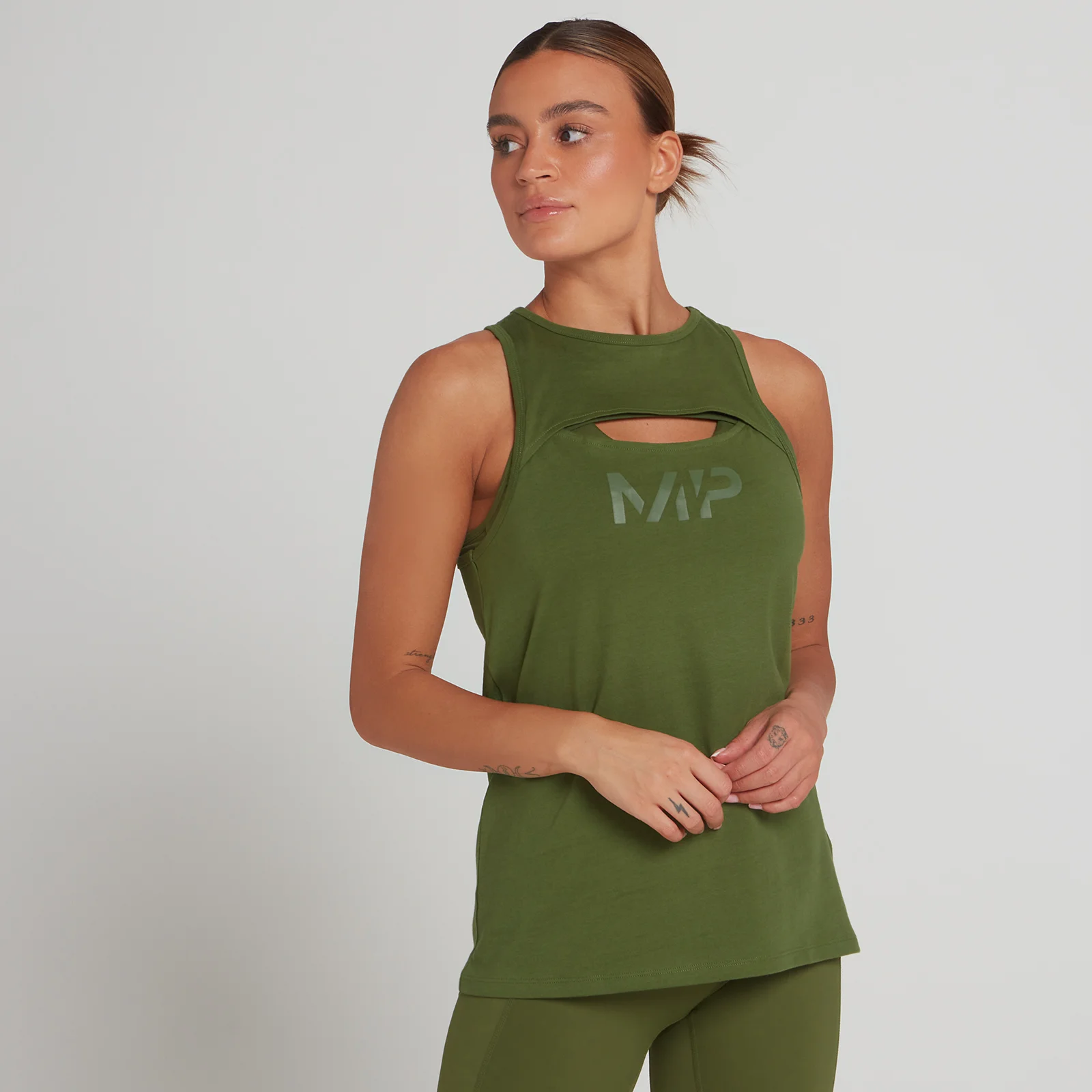 MP Women's Adapt Vest - Leaf Green - XXS Image 1