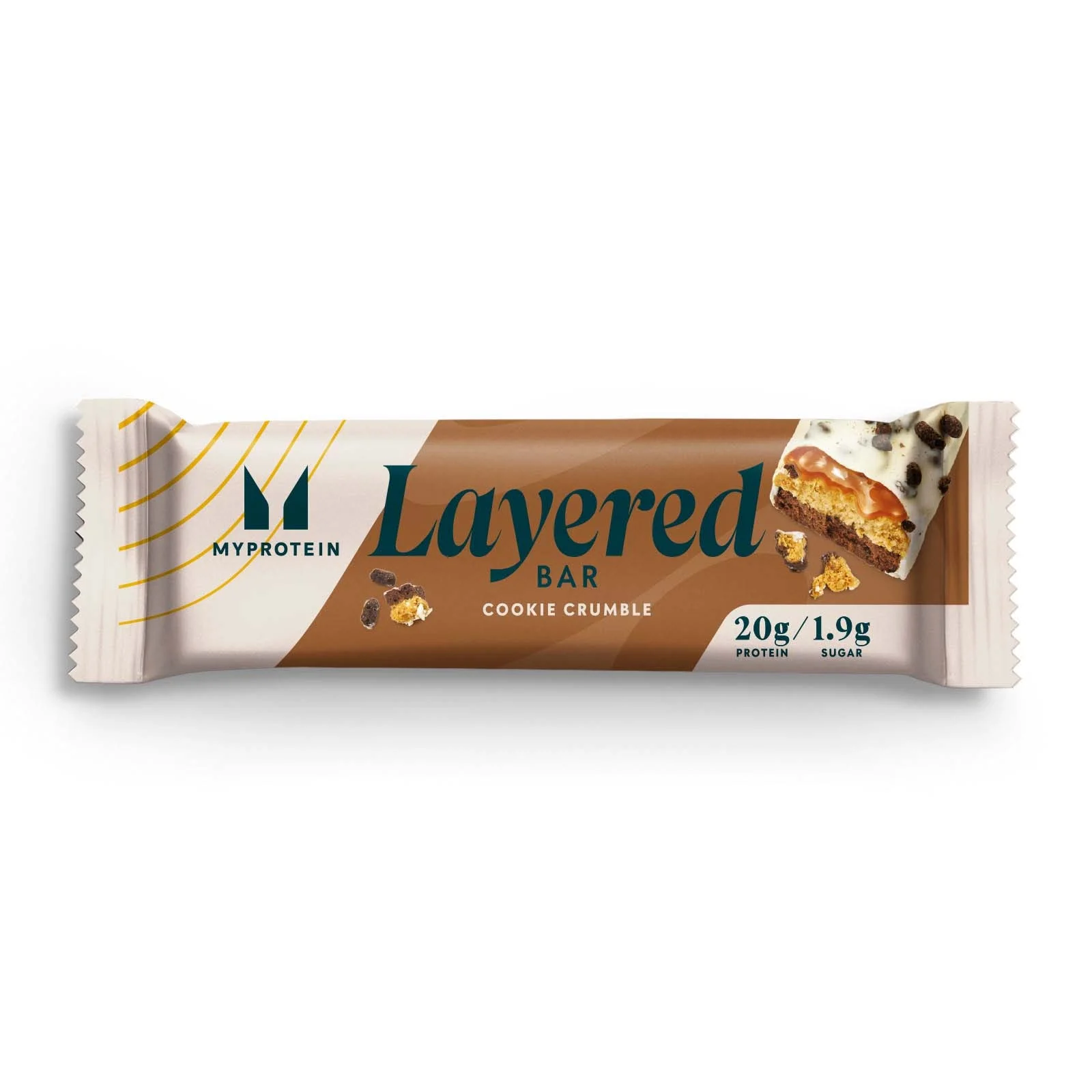 Layered Protein Bar (Sample) - Cookie Crumble Image 1