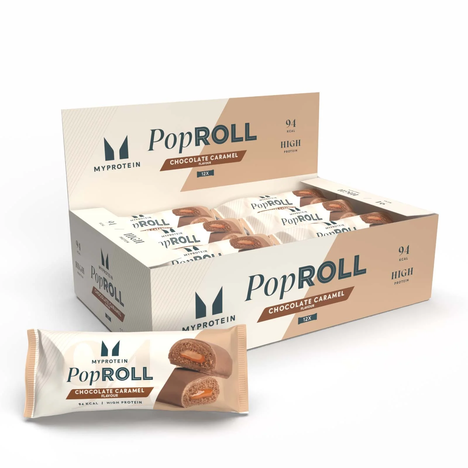 Pop Rolls - 12 x 27g - Chocolate Caramel Image 1