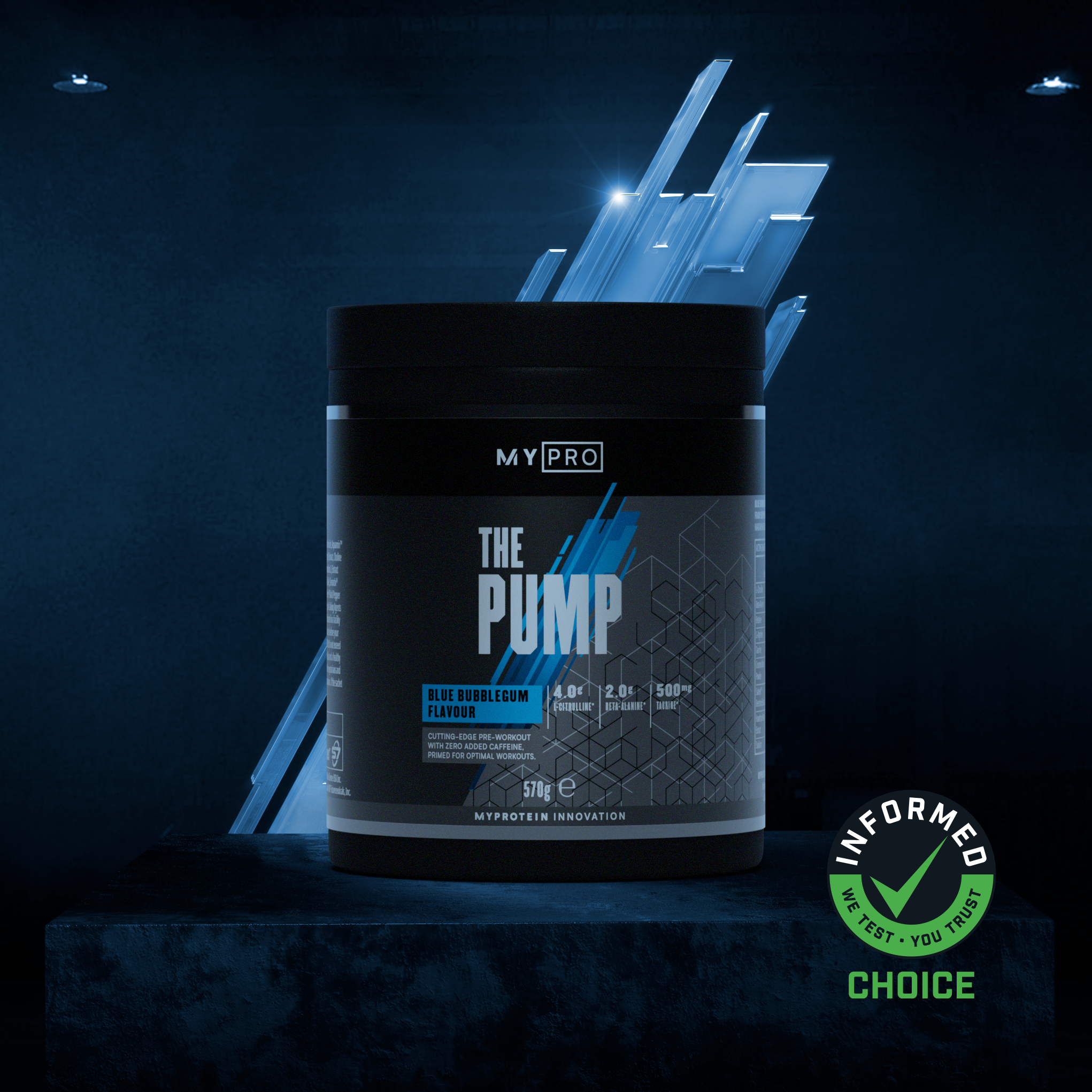 THE Pump - 30servings - Blue Bubblegum Image 1