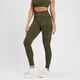 MP Women's Adapt Seamless Patttern Leggings - Olive Green