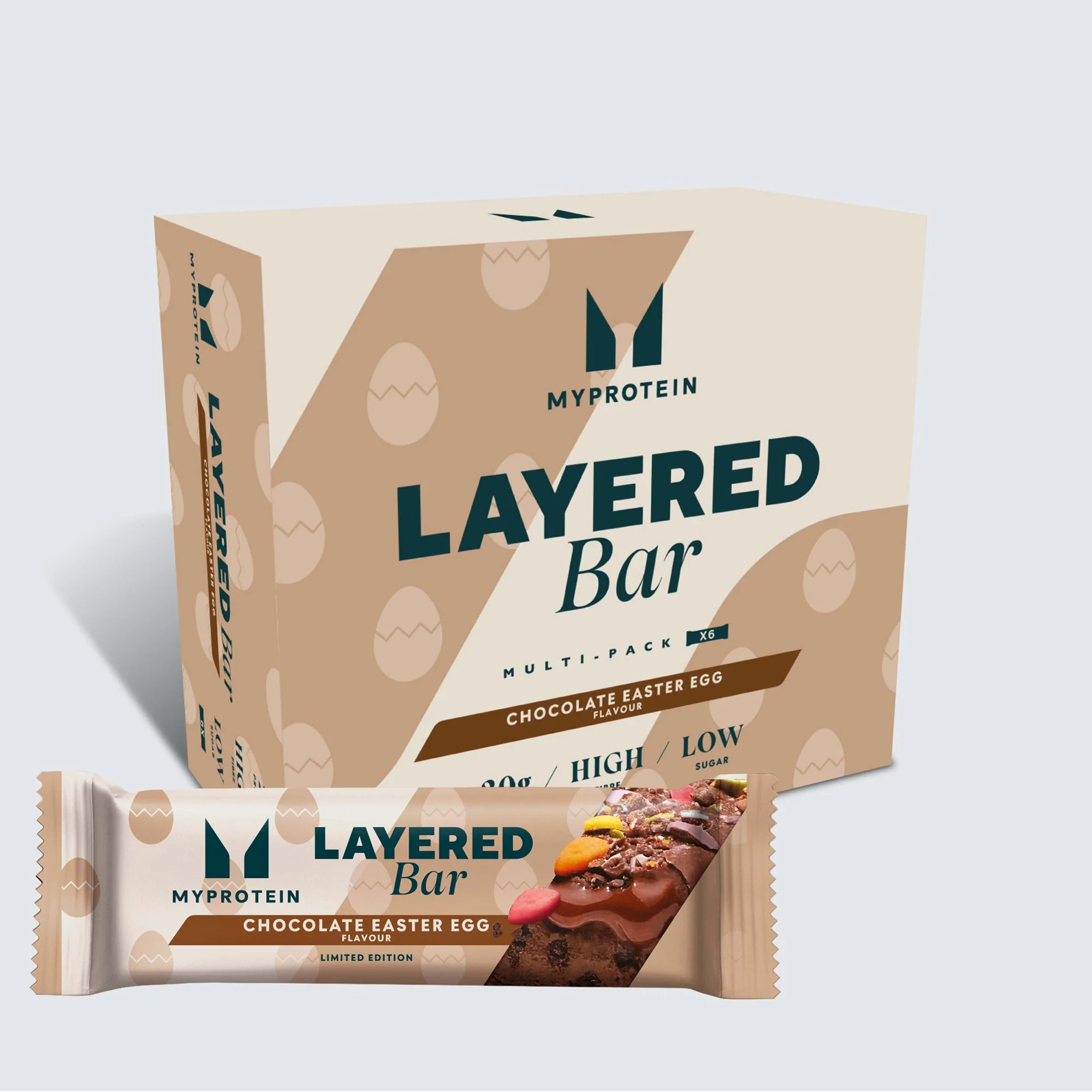 Limited Edition Layered Protein Bar - Easter Egg - Easter Egg Image 1