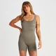 MP Women's Tempo Rib Seamless Unitard - Deep Taupe