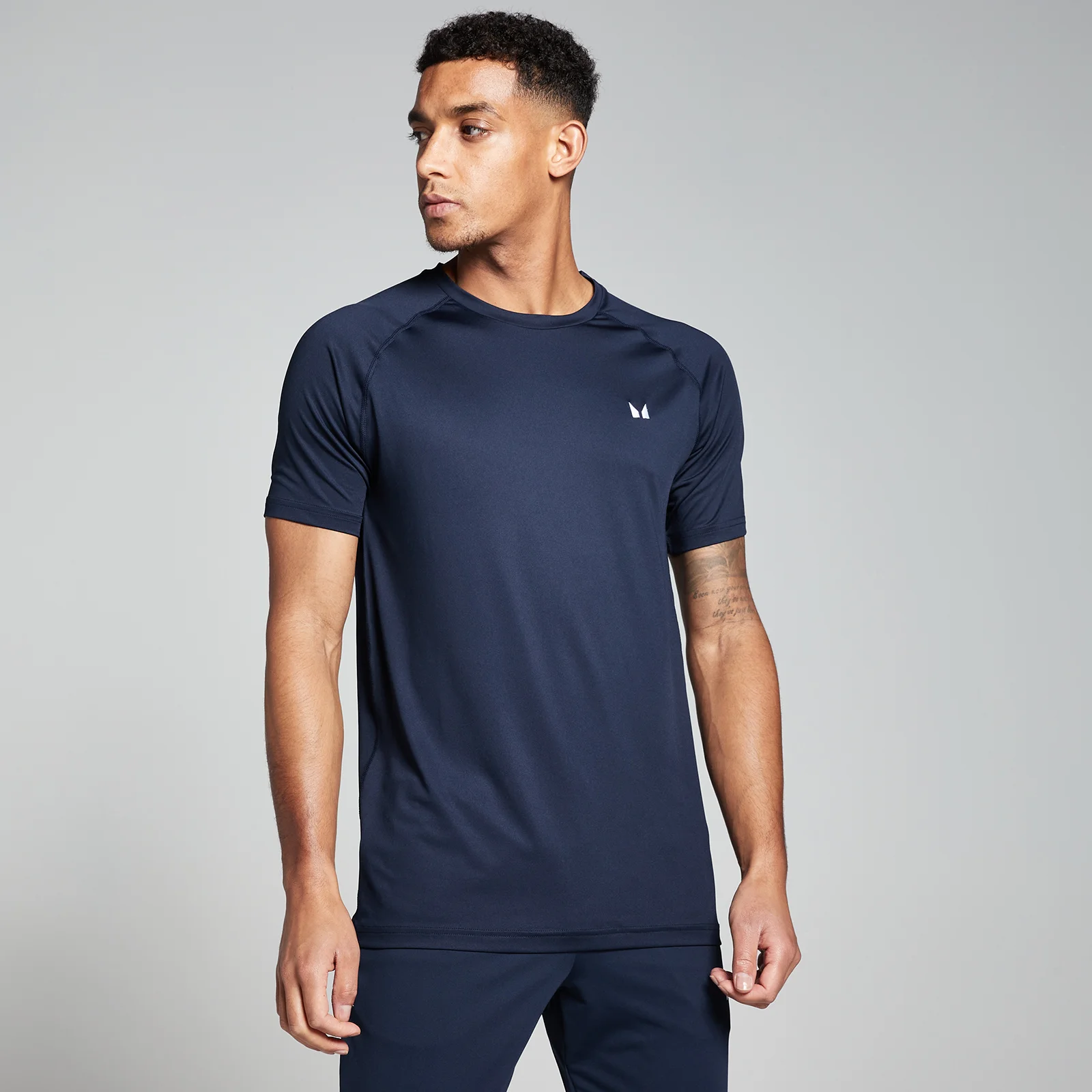 MP Men's Training Short Sleeve T-Shirt - Navy - XS Image 1